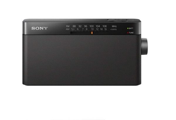 רדיו AM/FM נייד Sony ICF-306 - שחור