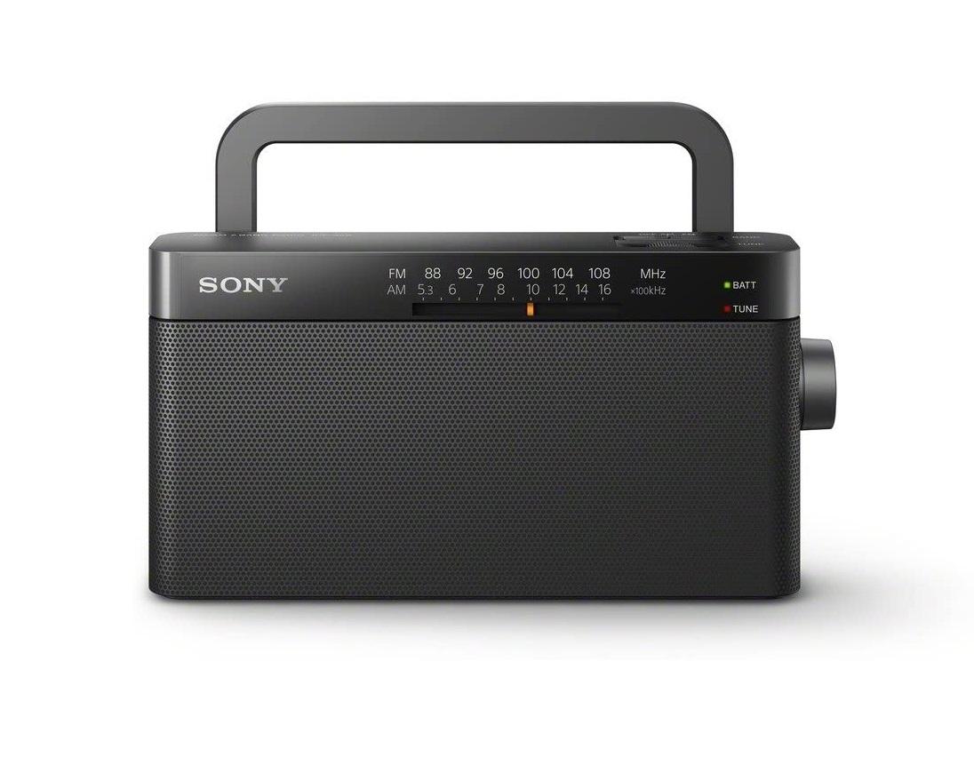 רדיו AM/FM נייד Sony ICF-306 – שחור